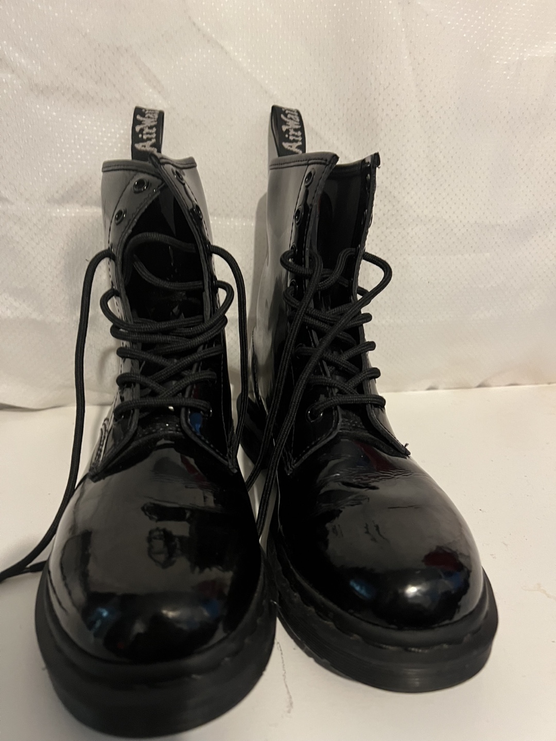 Dr. Martens Black Patent Leather Boots