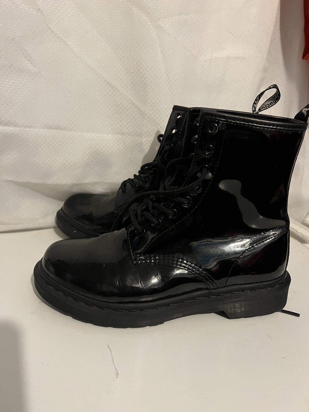Dr. Martens Black Patent Leather Boots - photo 4