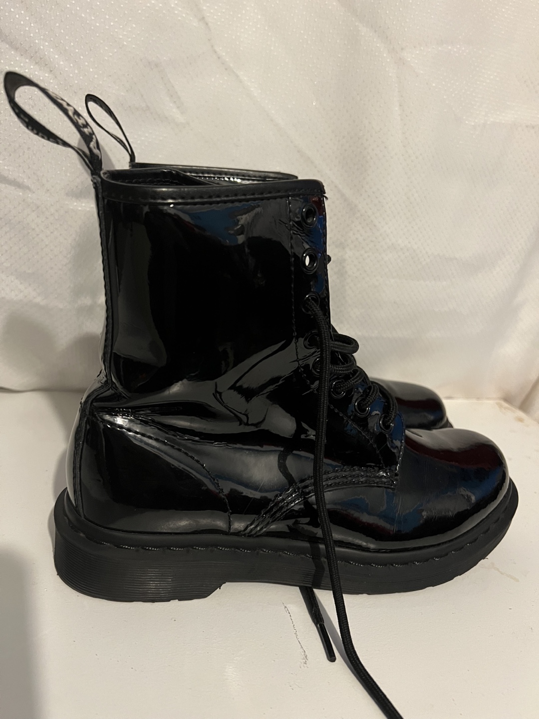 Dr. Martens Black Patent Leather Boots - photo 2