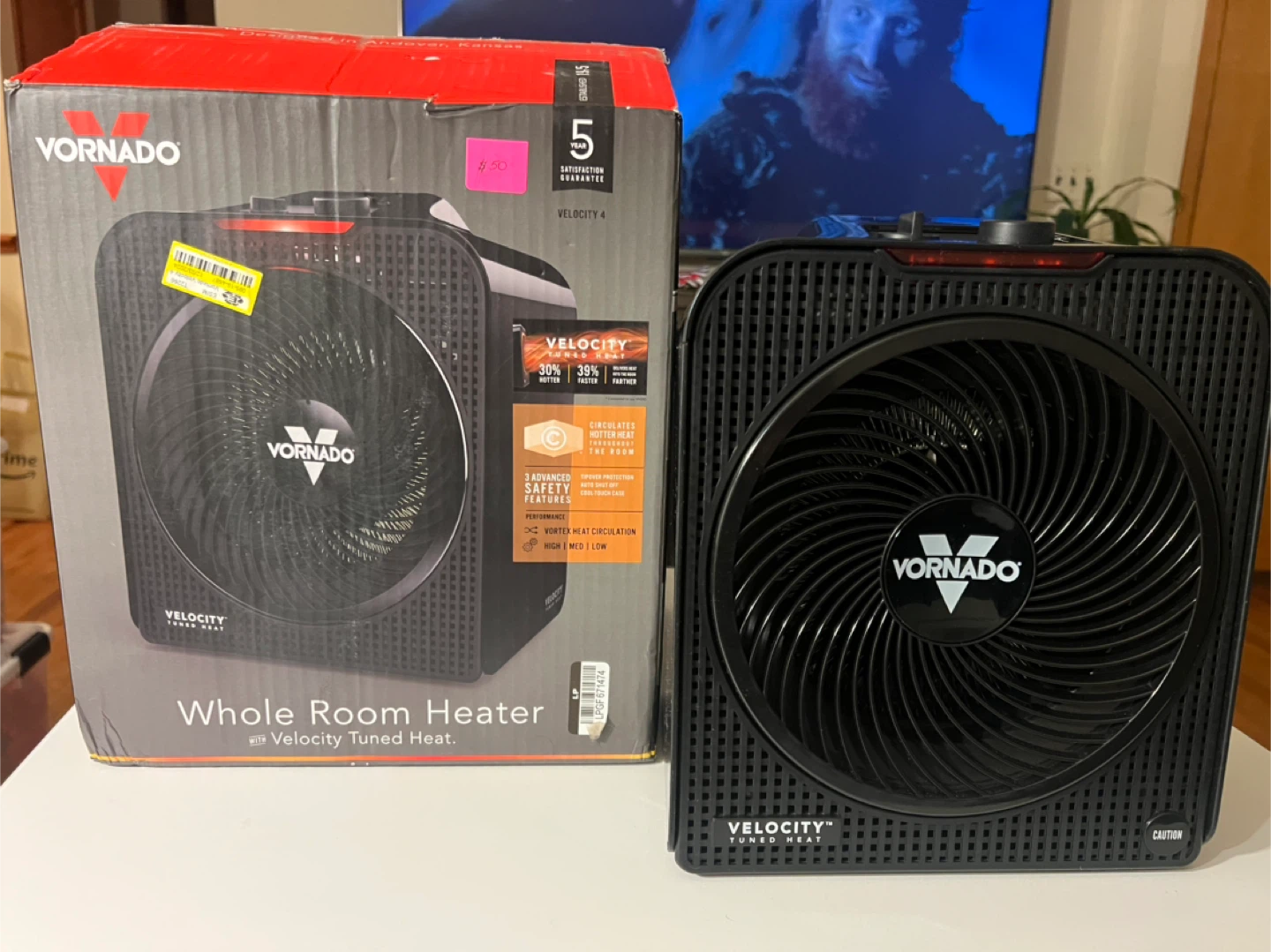 Vornado Velocity 4 Whole Room Heater with Velocity Tuned Heat