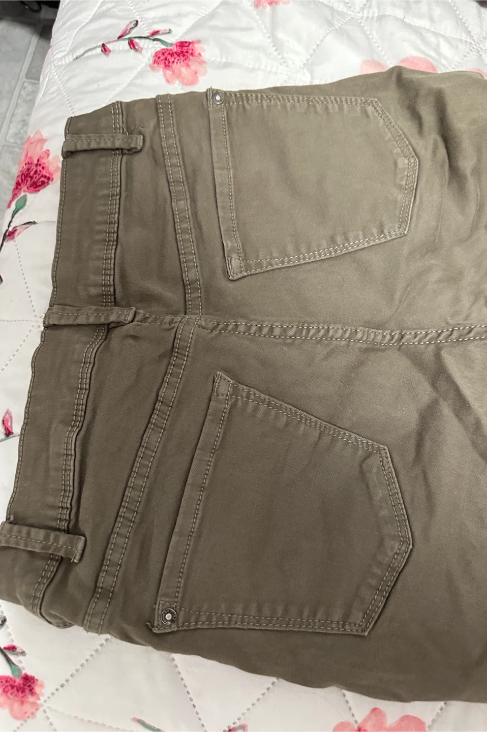 George Slim Fit Regular Rise High Back Khakis Size 34x32 - photo 5