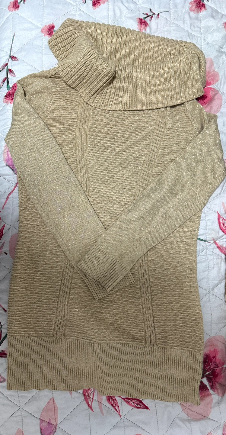 Style & Co Beige Knit Sweater - Size M