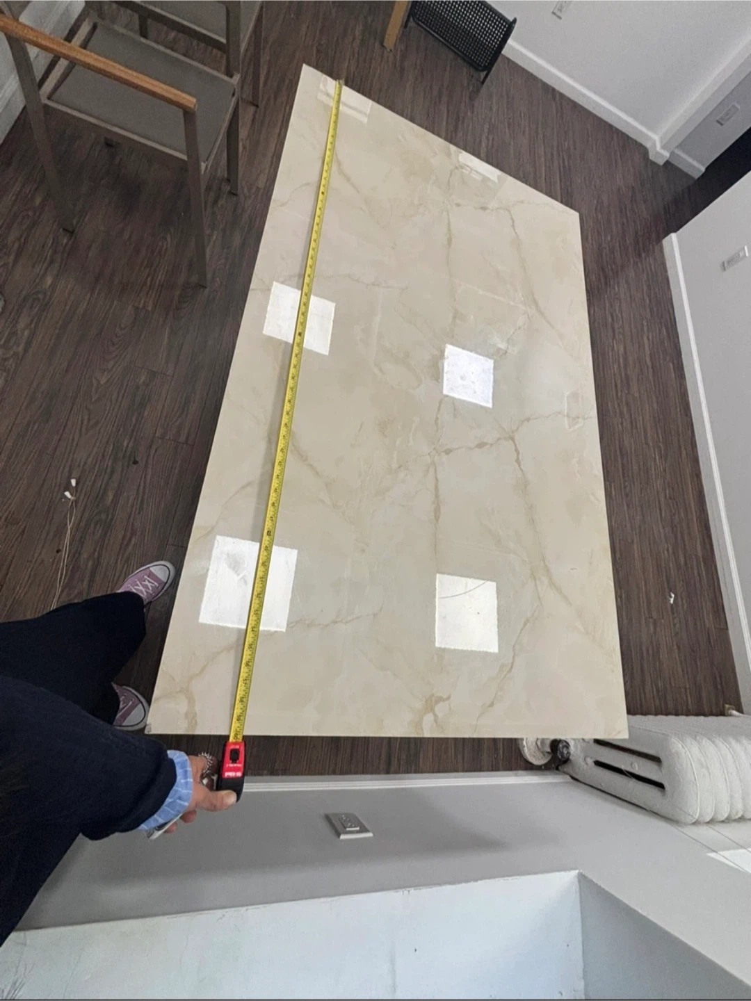 Marble (faux) Top Dining Table - photo 2