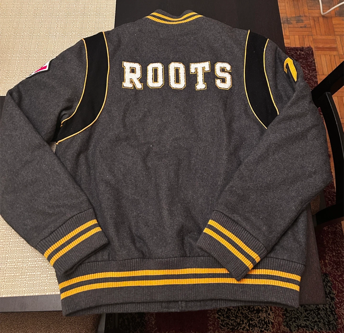 Roots Brooks Heritage Varsity Jacket Large - photo 2