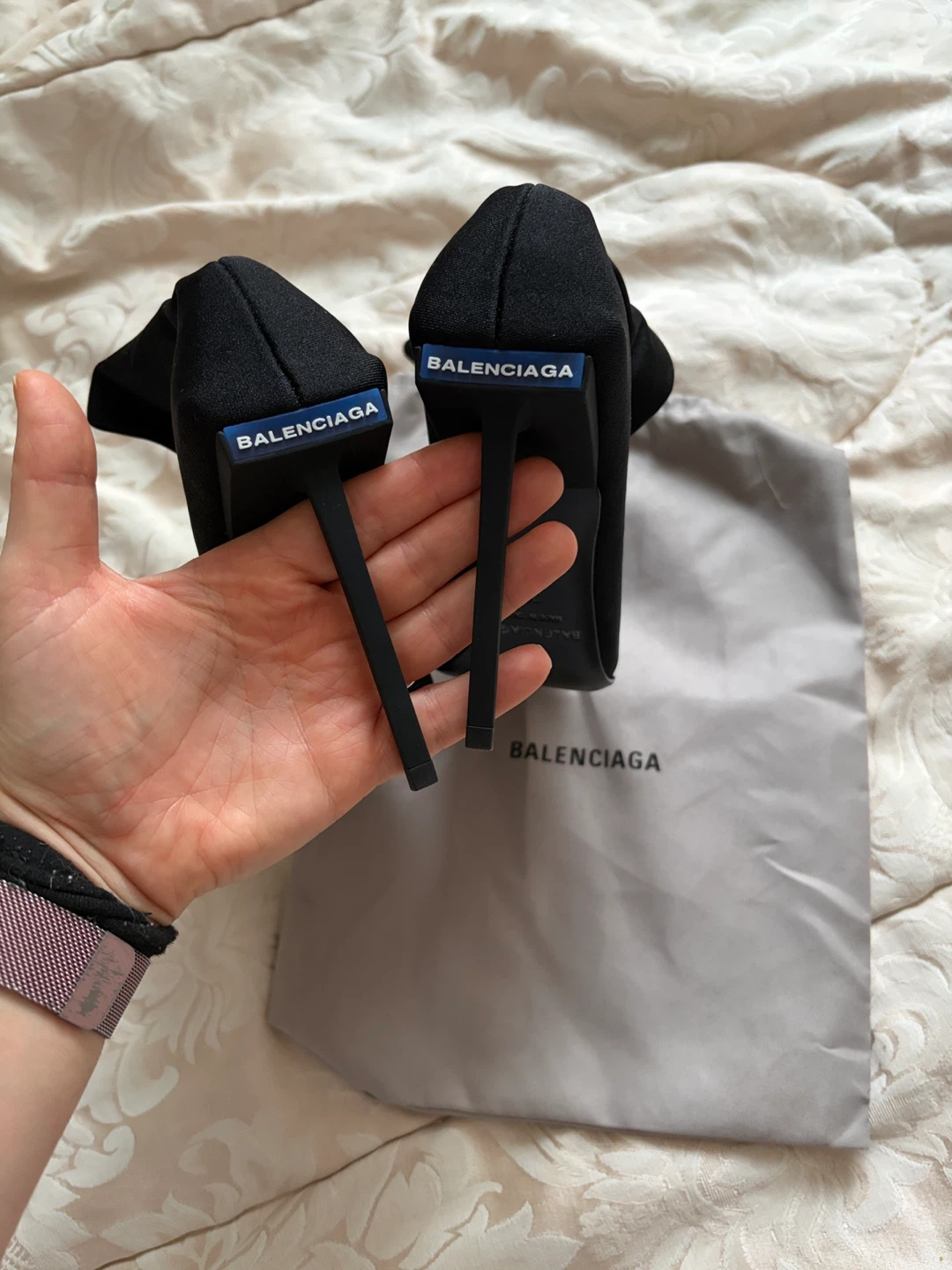 Balenciaga Black Stiletto Sock Boots