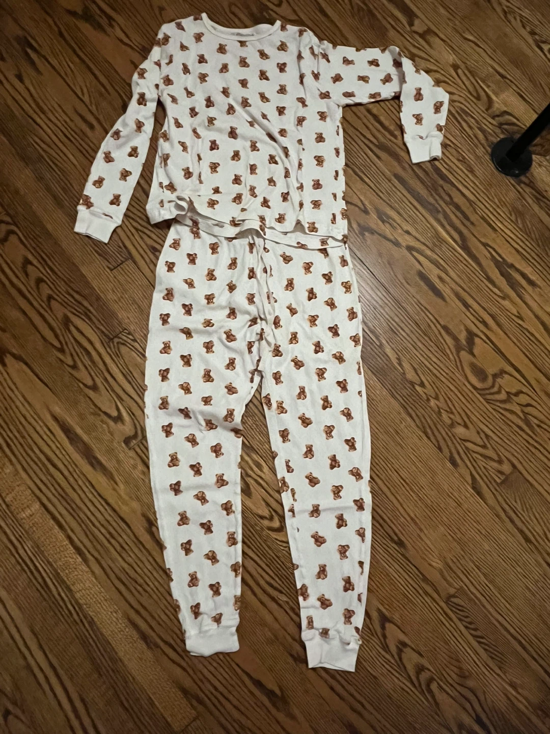 Poppy & Clay Organic Cotton Teddy Bear Pajama Set