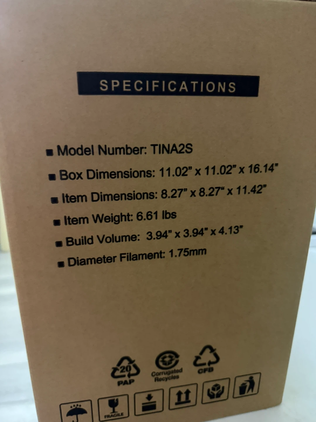 Sansys TINA2S Wireless Mini 3D Printer - photo 2