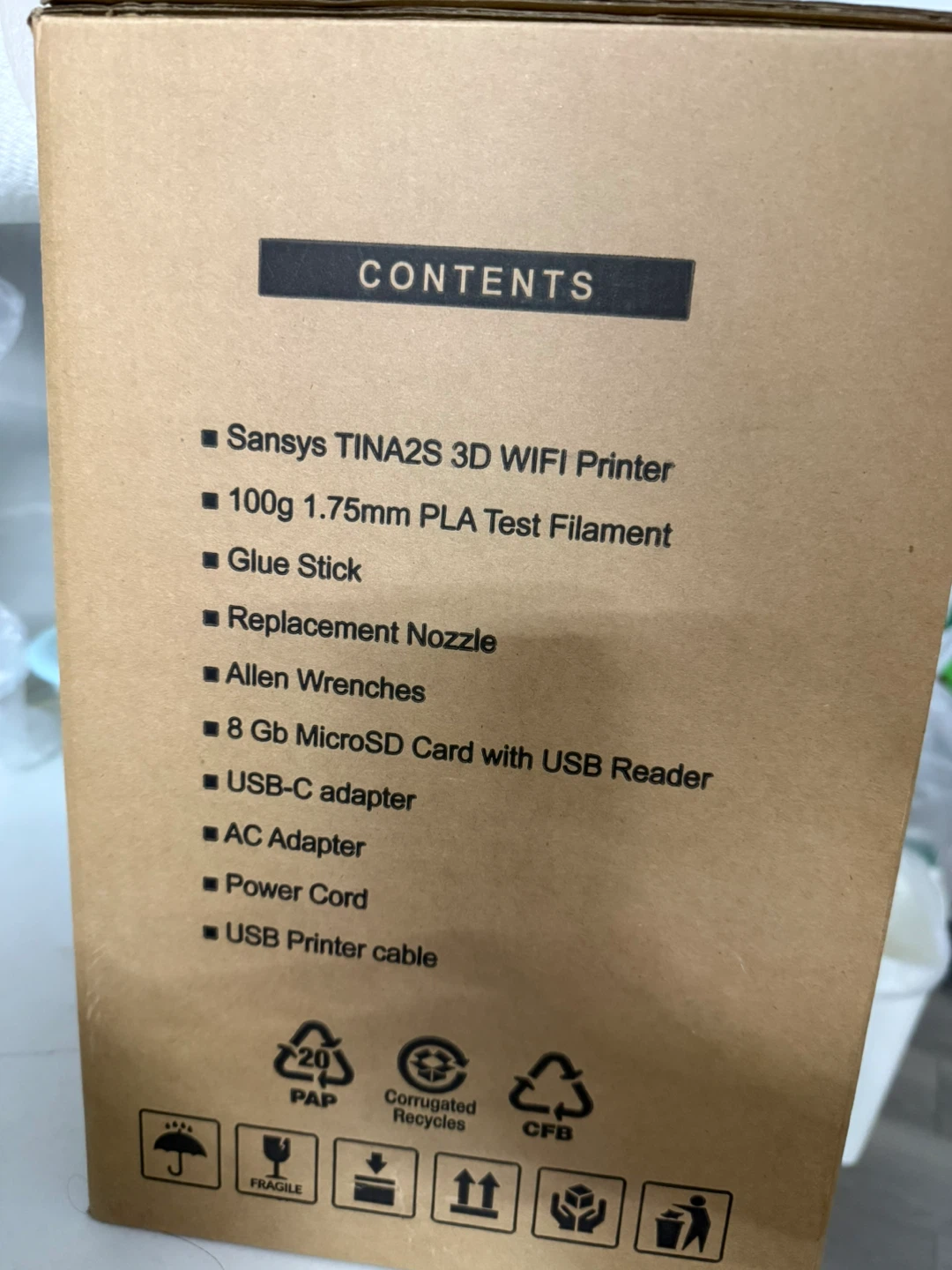 Sansys TINA2S Wireless Mini 3D Printer - photo 3