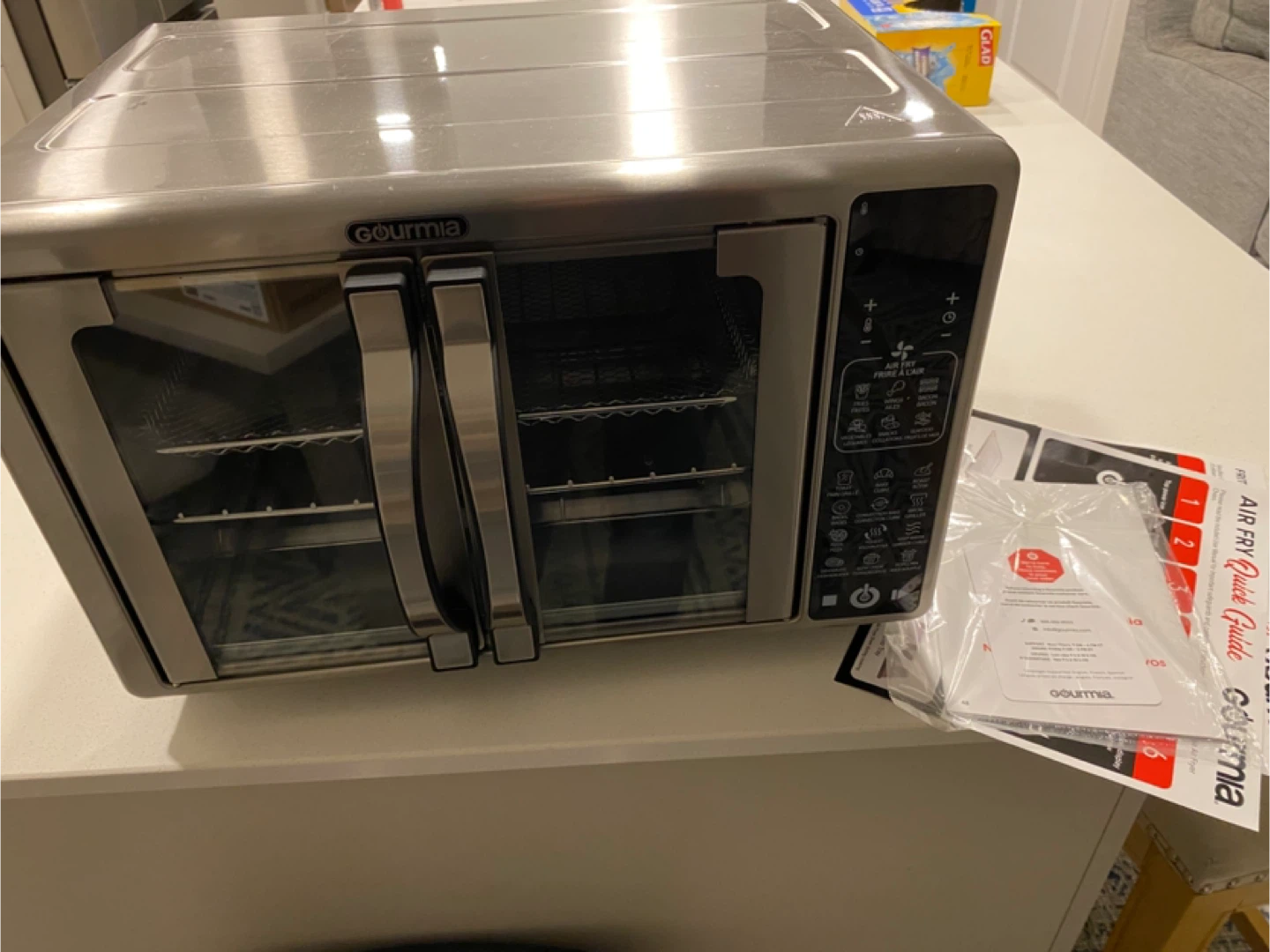 Gourmia Digital Air Fryer Toaster Oven GTF7465 - photo 4