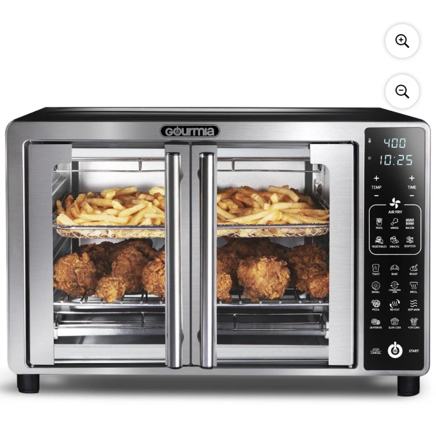 Gourmia Digital Air Fryer Toaster Oven GTF7465 - photo 3