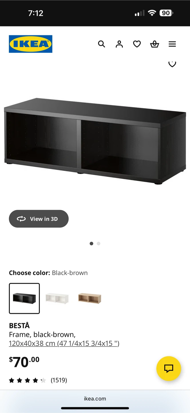 IKEA BESTÅ Black-brown like new