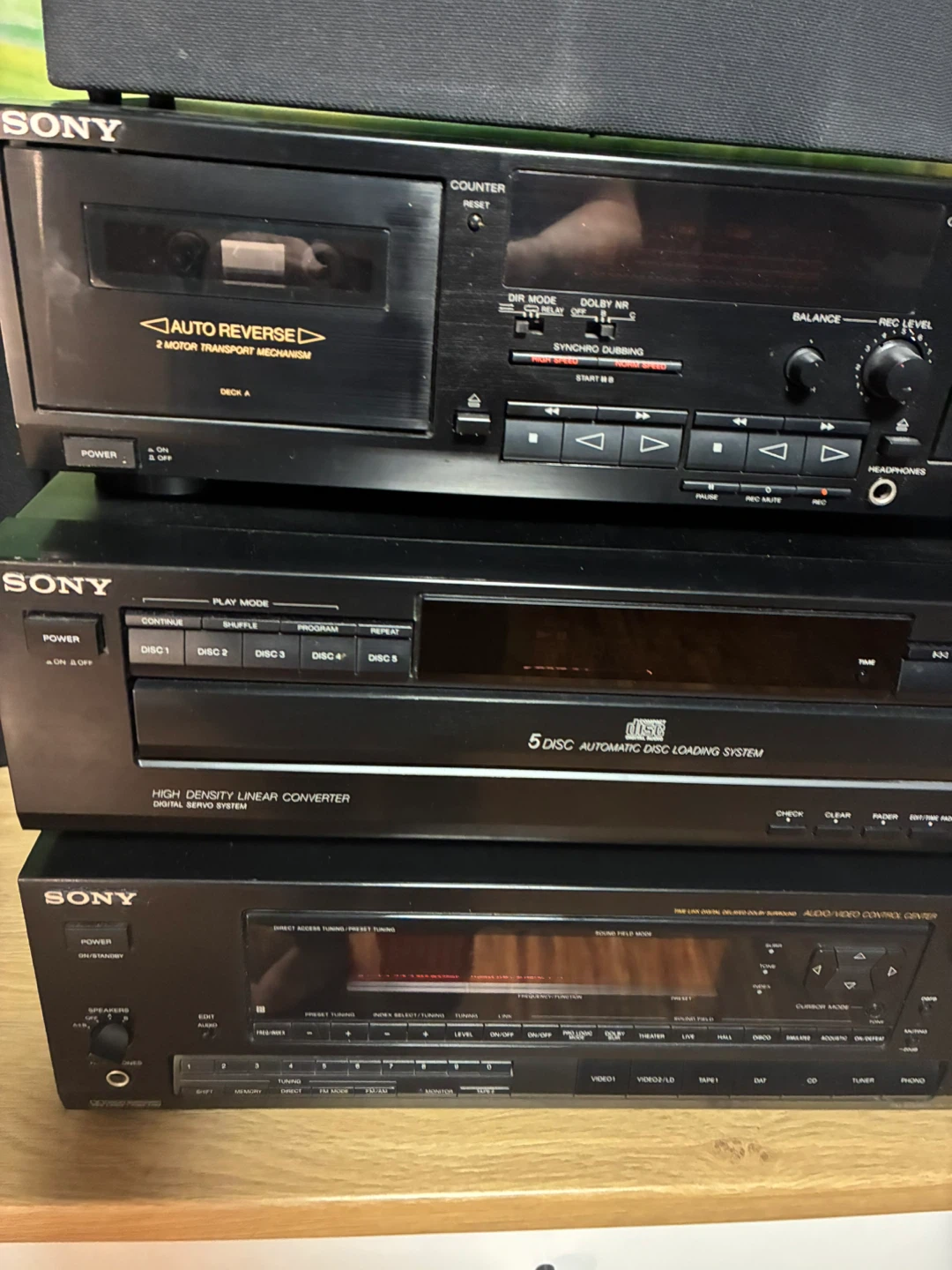 Sony Stereo System with Cassette Deck, CD Player & Receiver - photo 2