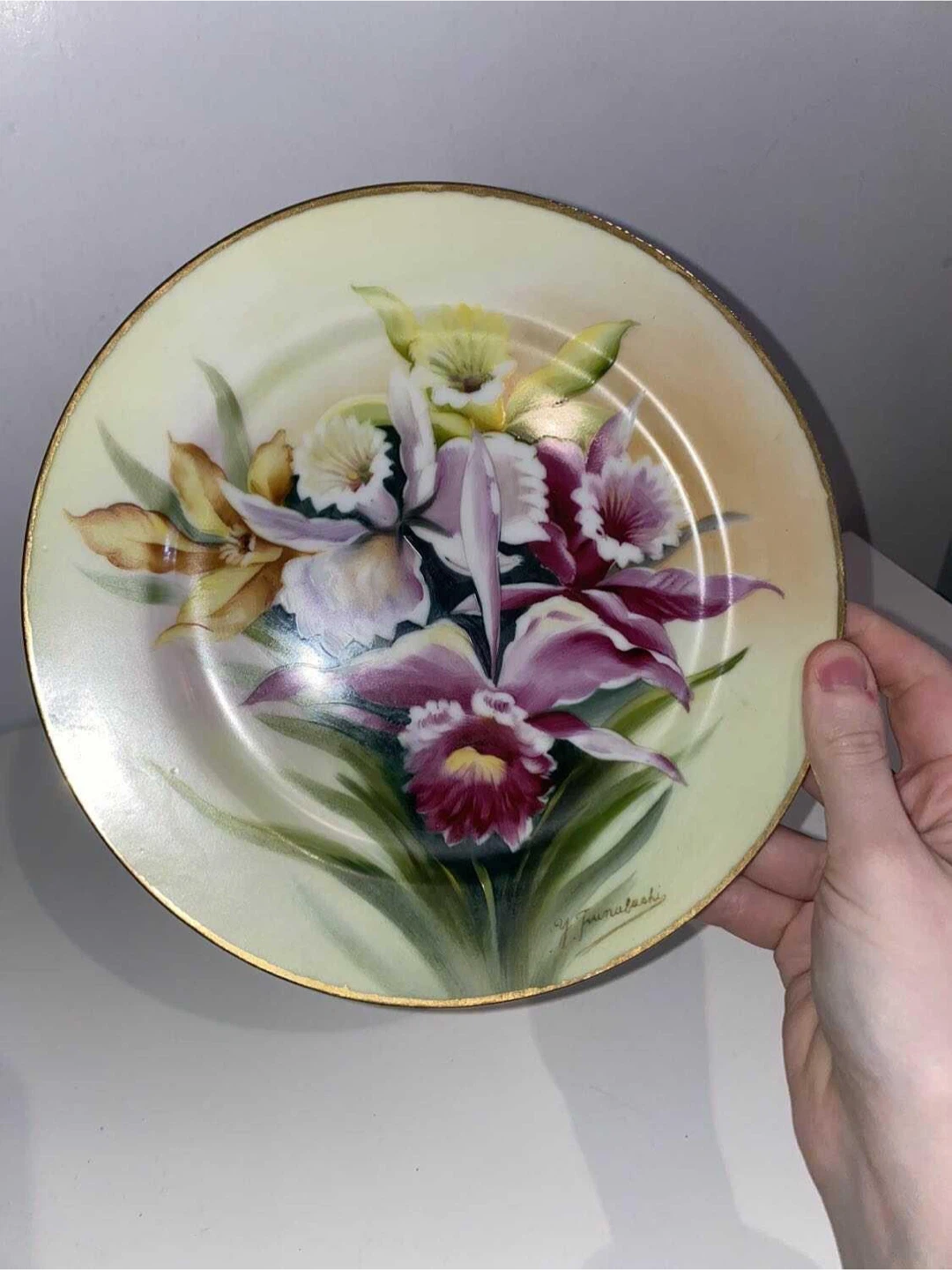 Vintage tulip plate - photo 3