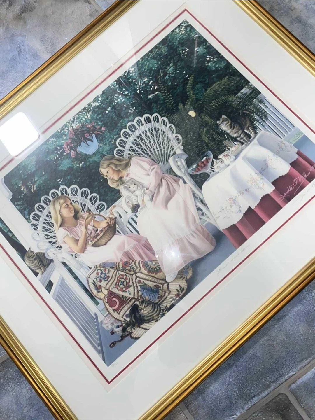 Tea party Vintage art - photo 2