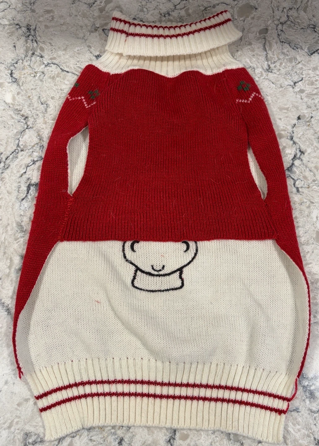 Red Reindeer Christmas Dog Sweater - photo 2