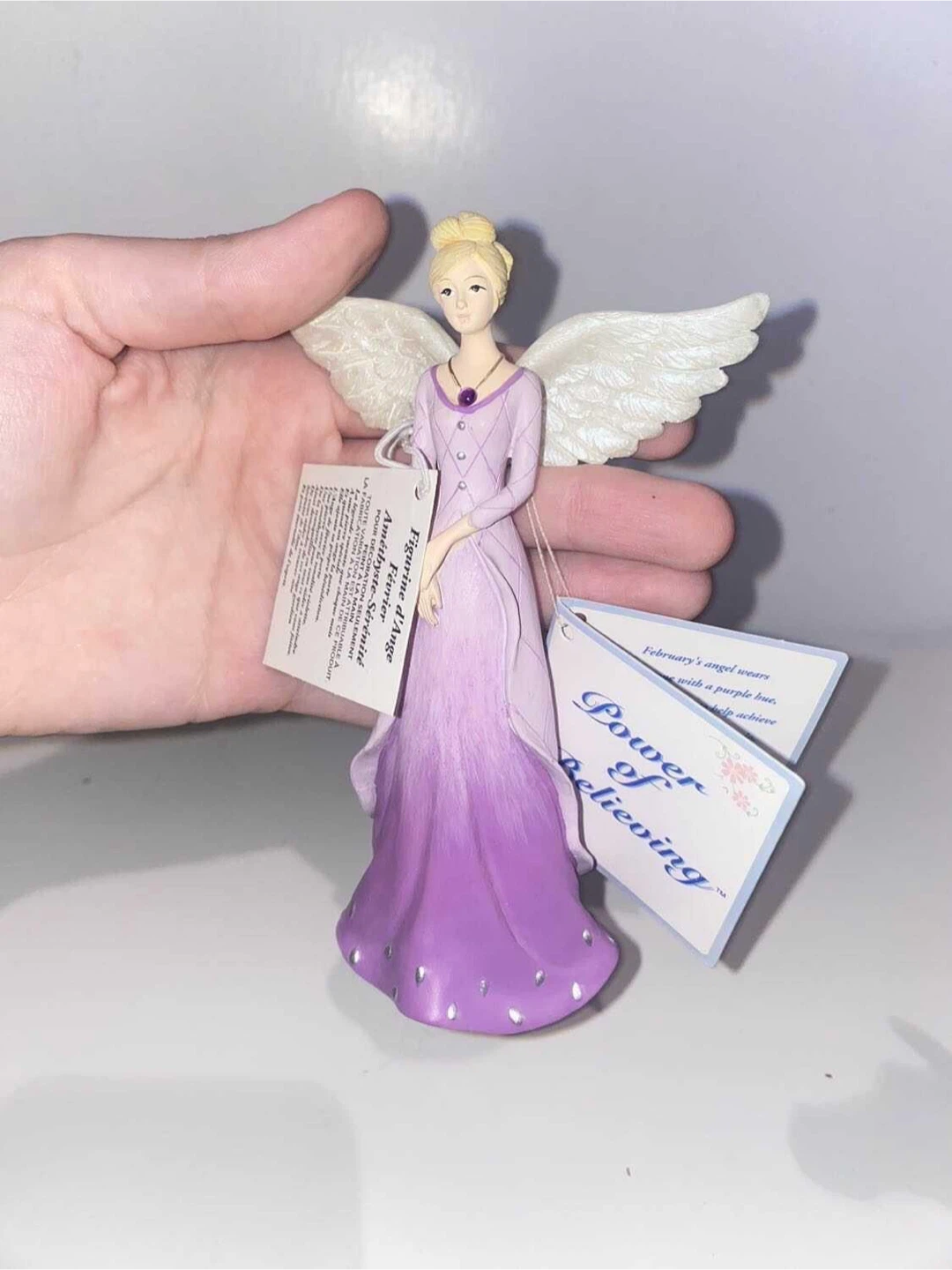 Amethyst Birthstone Angel - photo 3