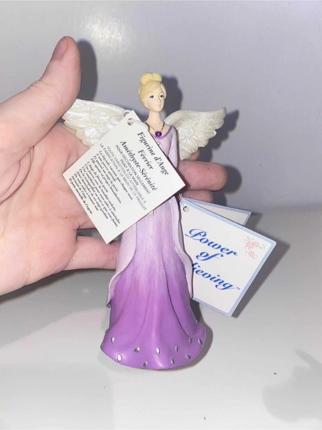 Amethyst Birthstone Angel - photo 2