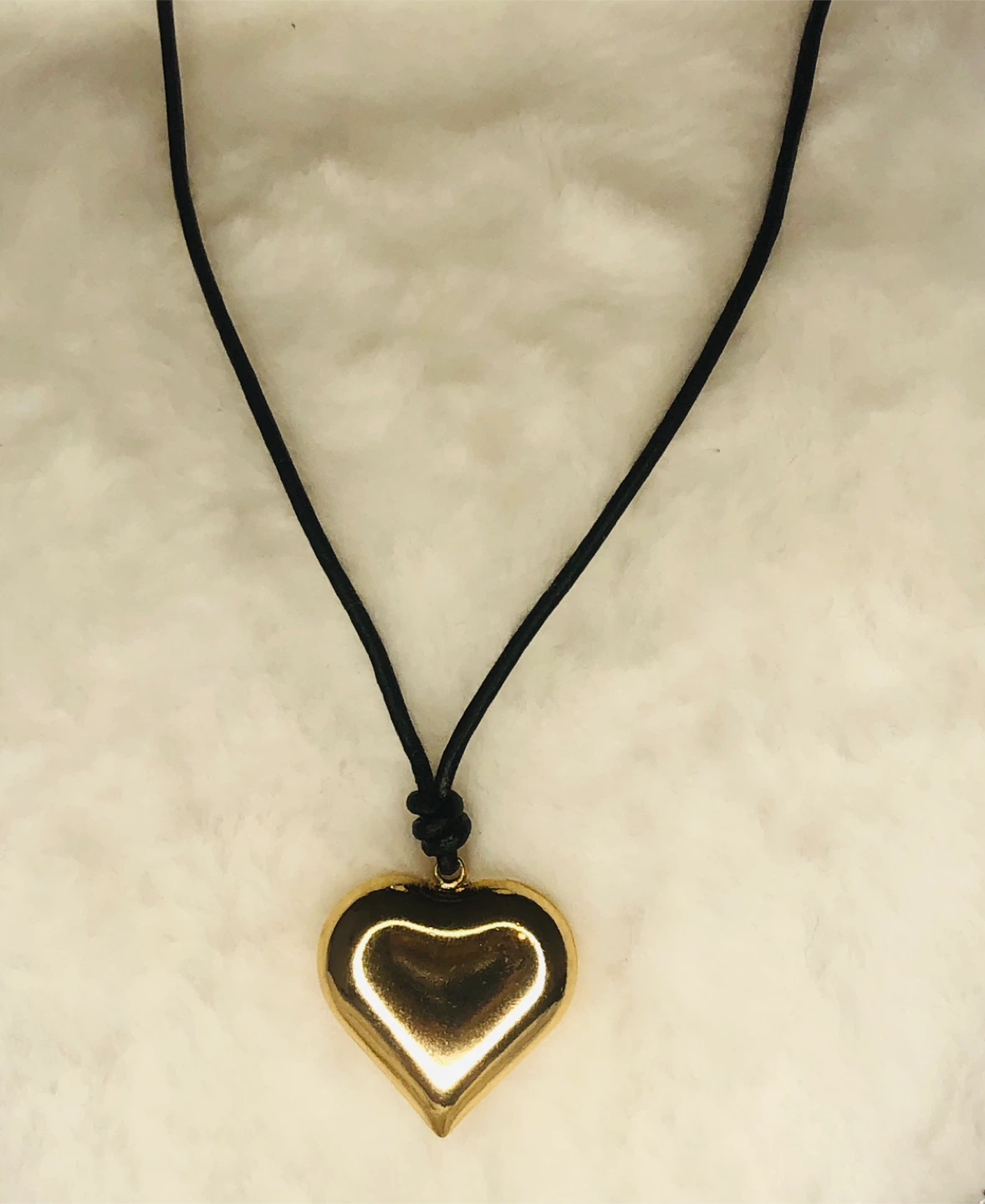 Ettika Heart Pendant Adjustable Cord Necklace