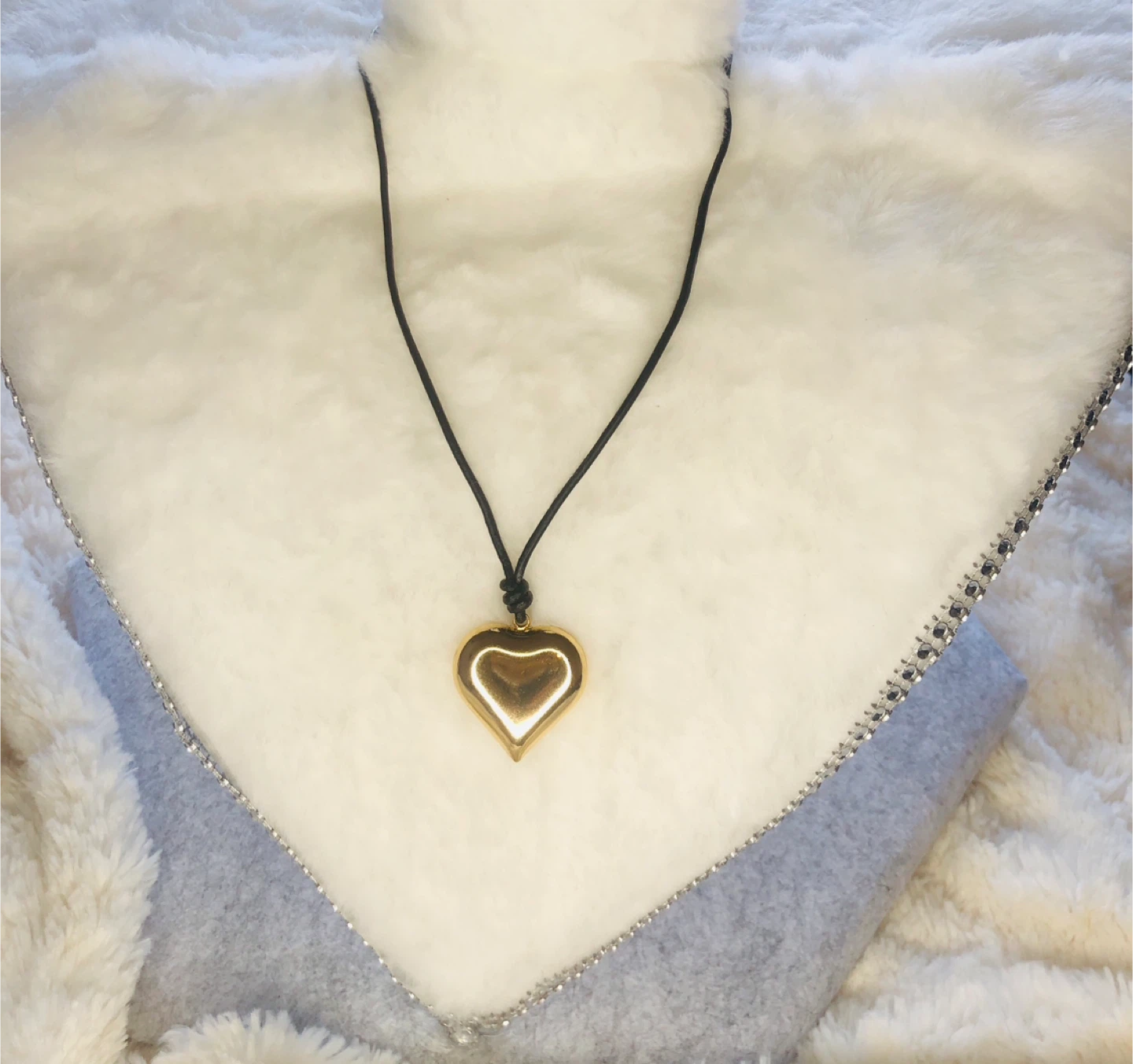 Ettika Heart Pendant Adjustable Cord Necklace - photo 2