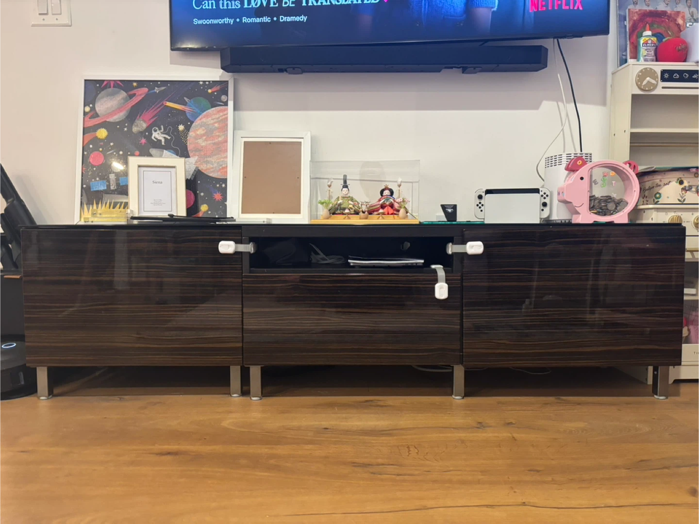 Sales just for this weekends! Dark Wood TV Stand