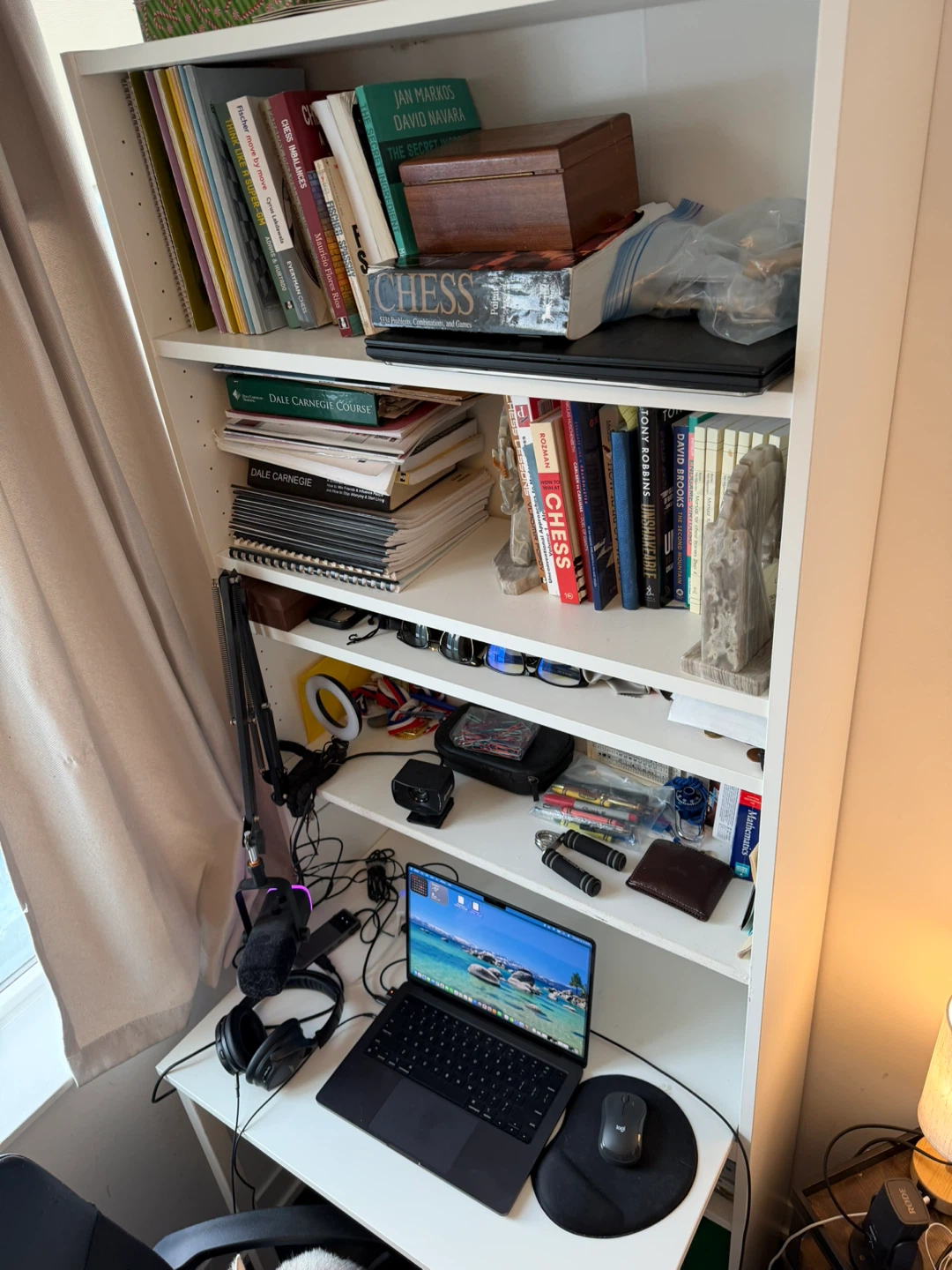 Ikea billy bookcase with desk - photo 2