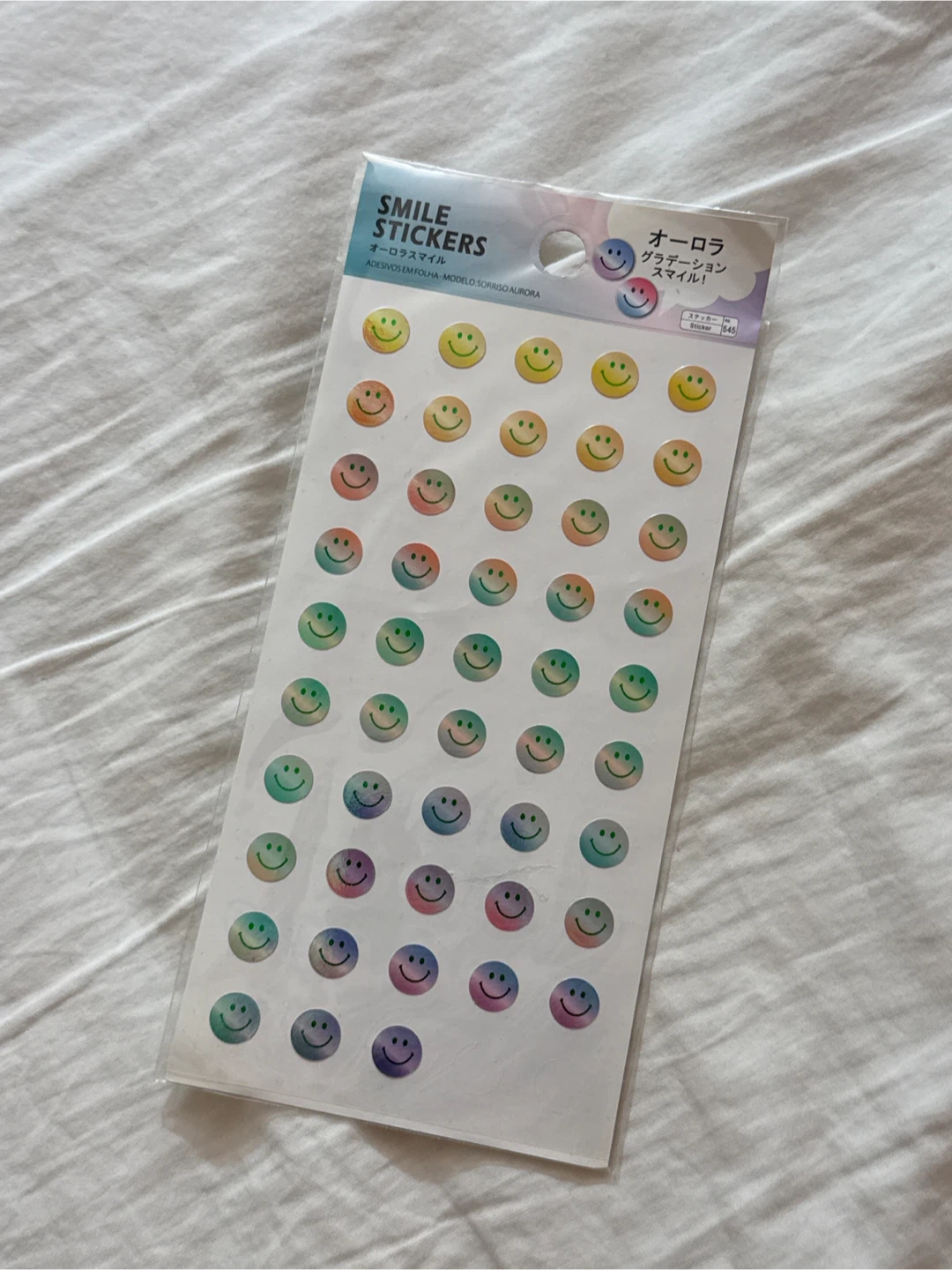 Smile Stickers - Aurora Gradient