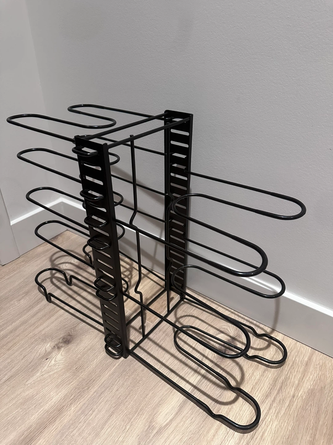 Black Metal Pot & Pan Organizer Rack - photo 2