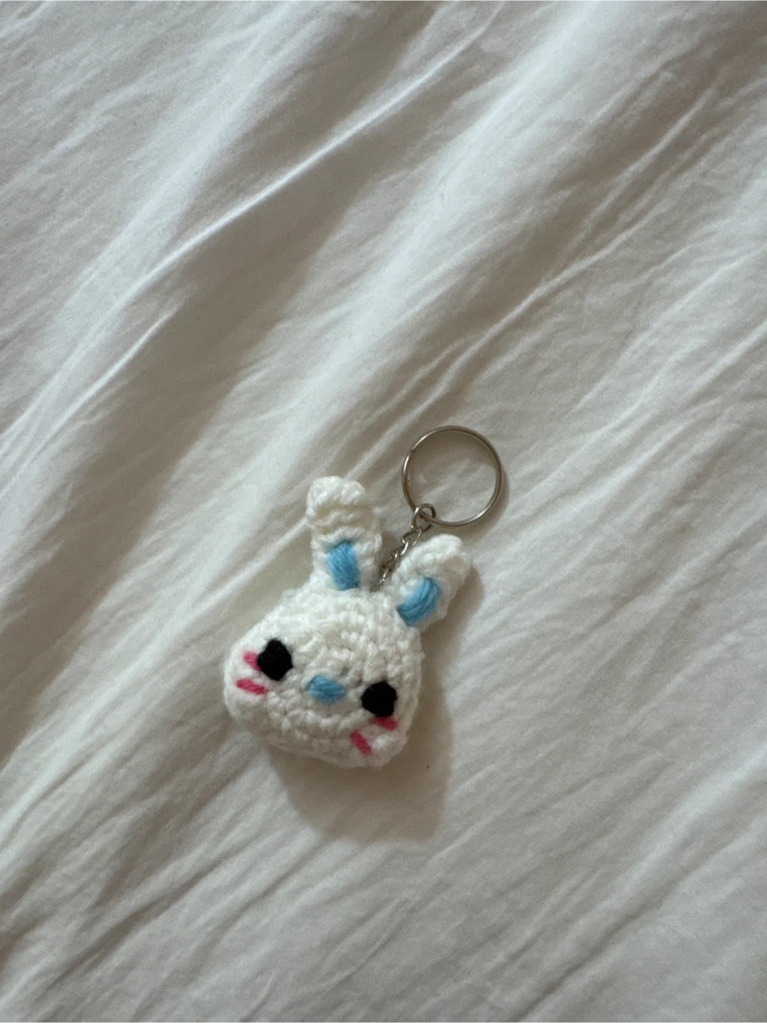 Handmade Crochet Newjeans Bunny Keychain