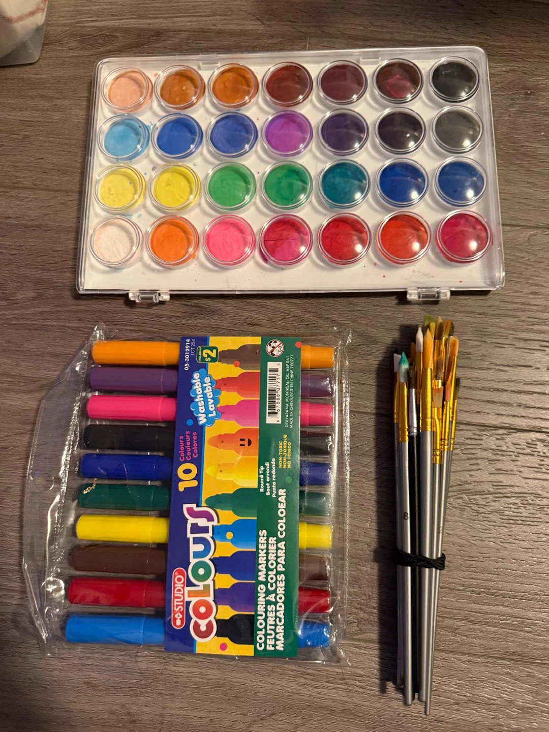 Studio Colours Washable Markers, Watercolour Paint Set & Brushes - photo 2