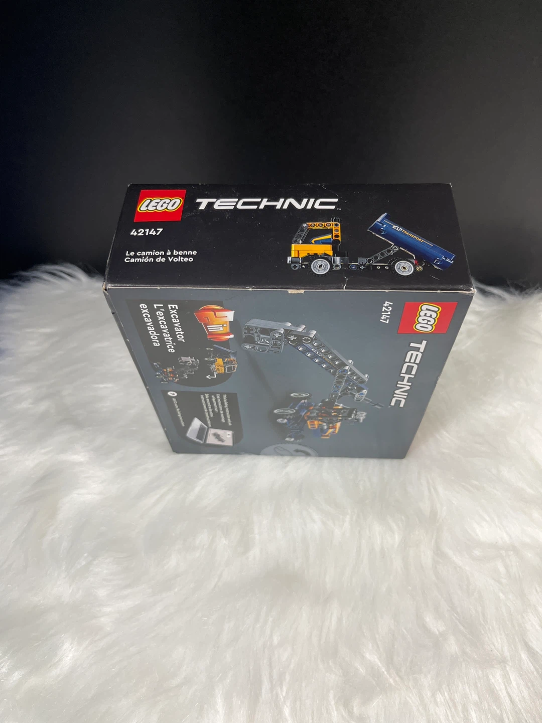 LEGO Technic 42147 Dump Truck & Excavator Building Toy - photo 3