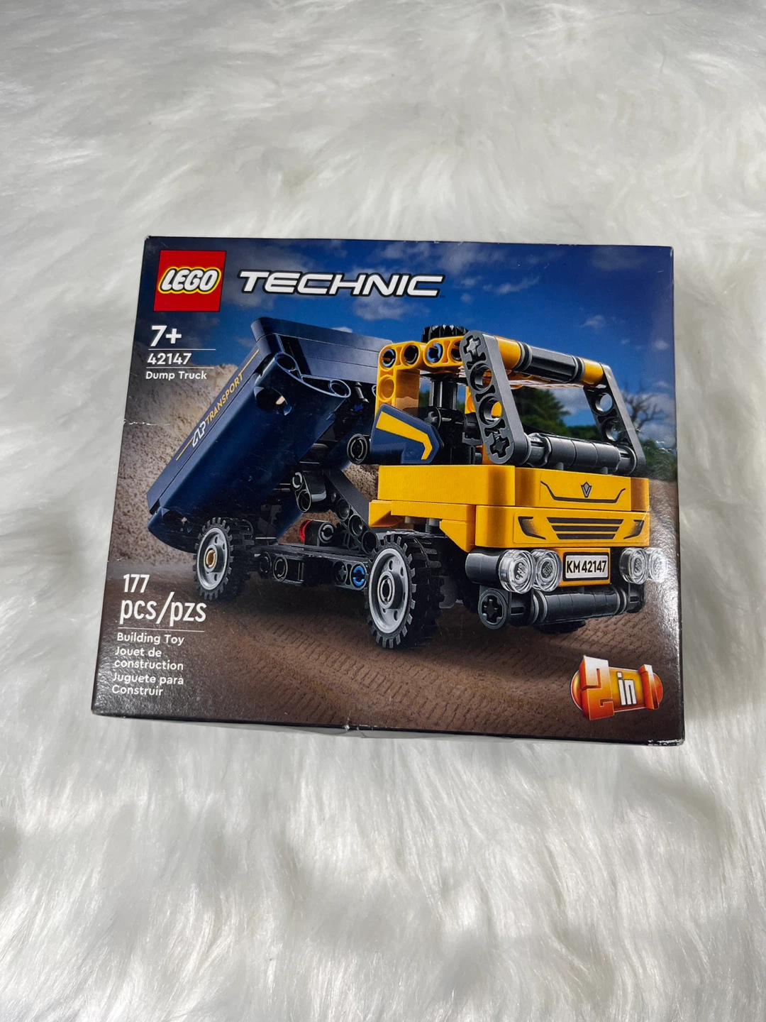 LEGO Technic 42147 Dump Truck & Excavator Building Toy