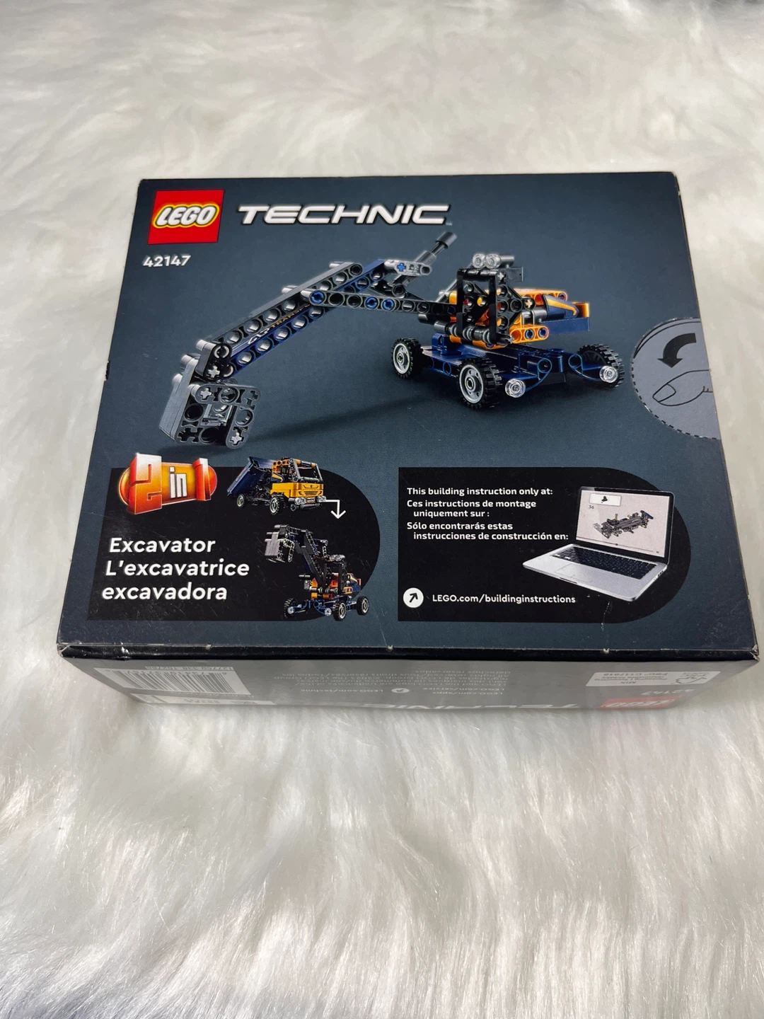 LEGO Technic 42147 Dump Truck & Excavator Building Toy - photo 4