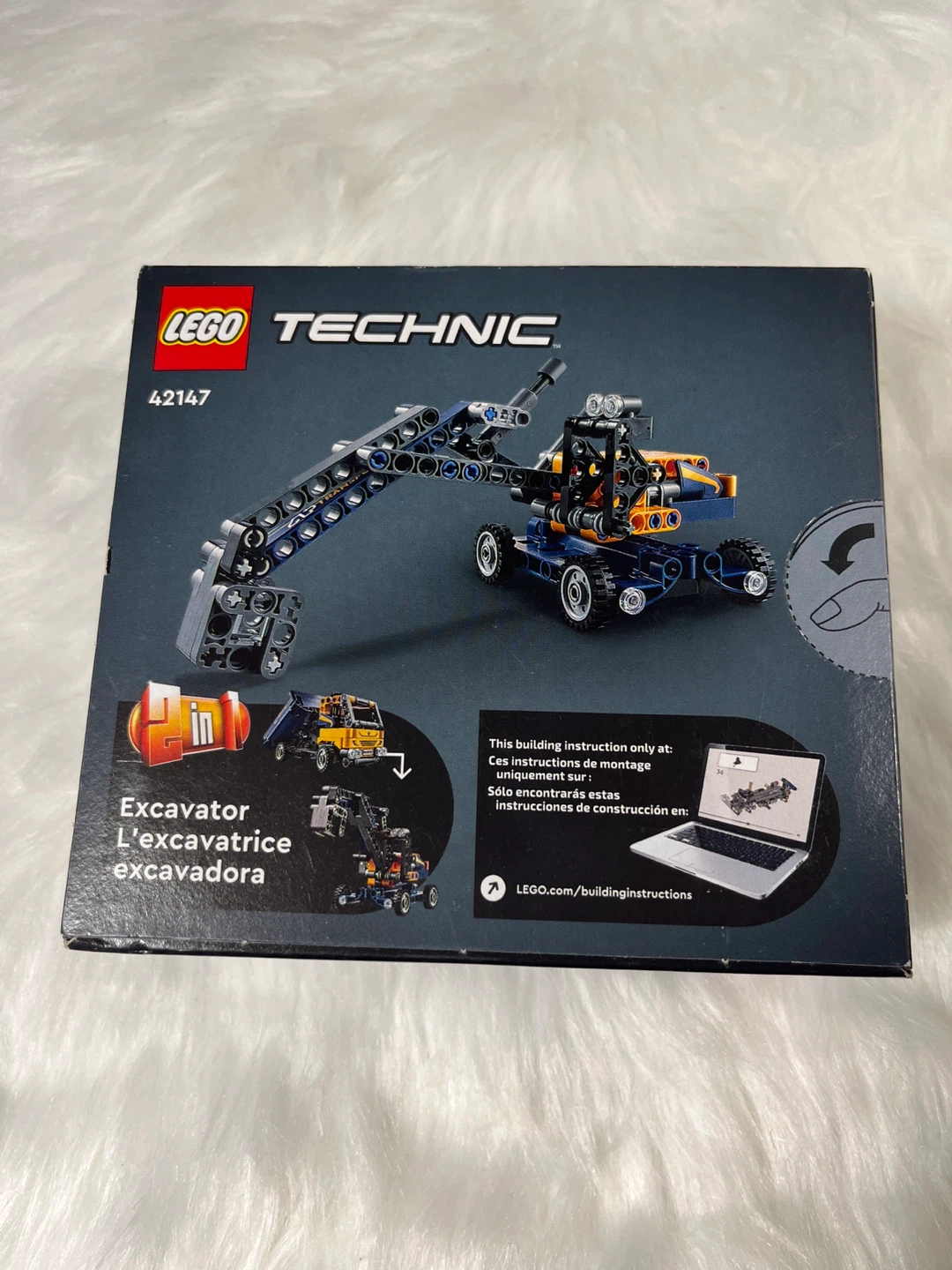 LEGO Technic 42147 Dump Truck & Excavator Building Toy - photo 2