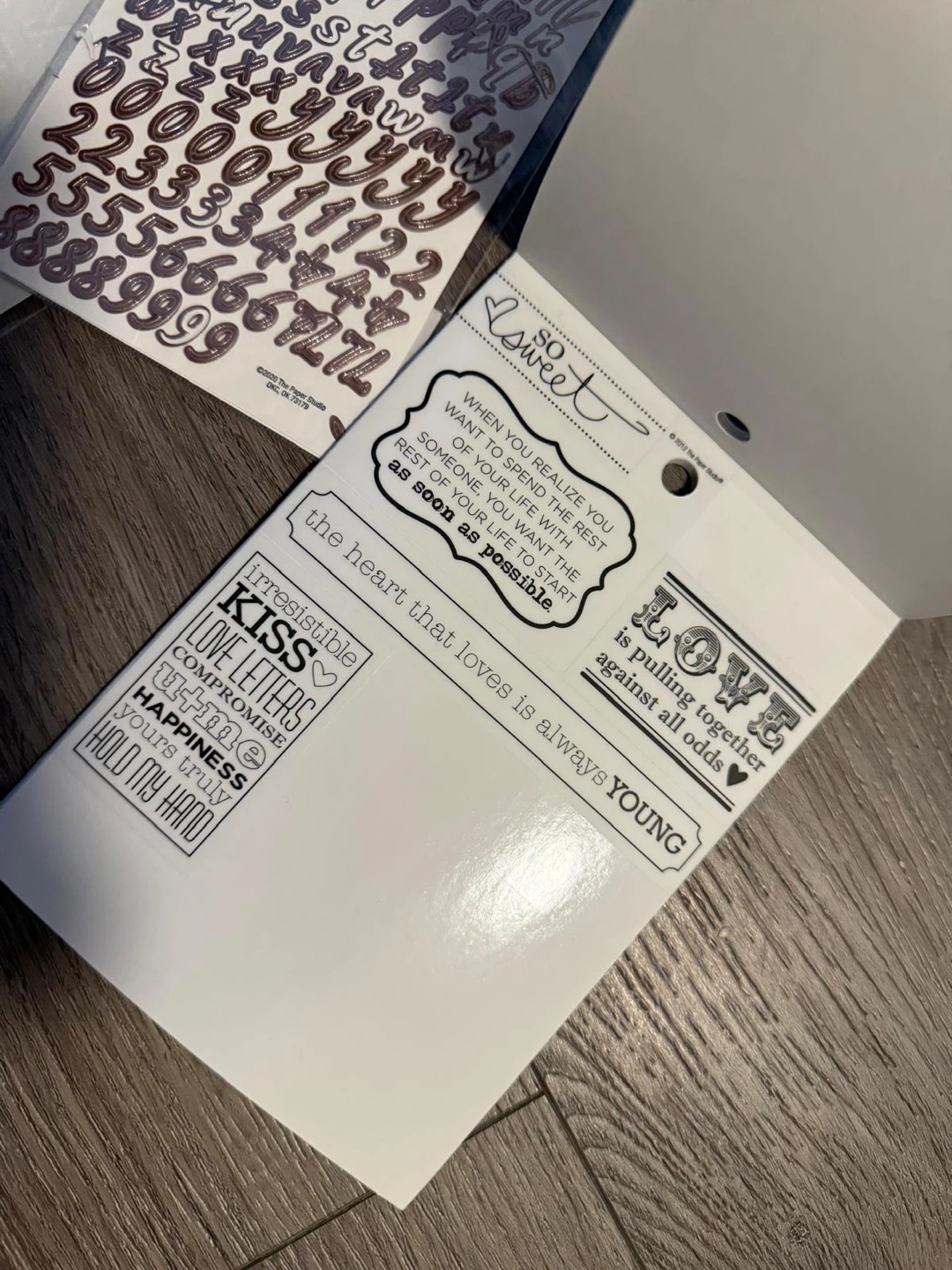 Alphabet & Love Stickers Set - photo 4