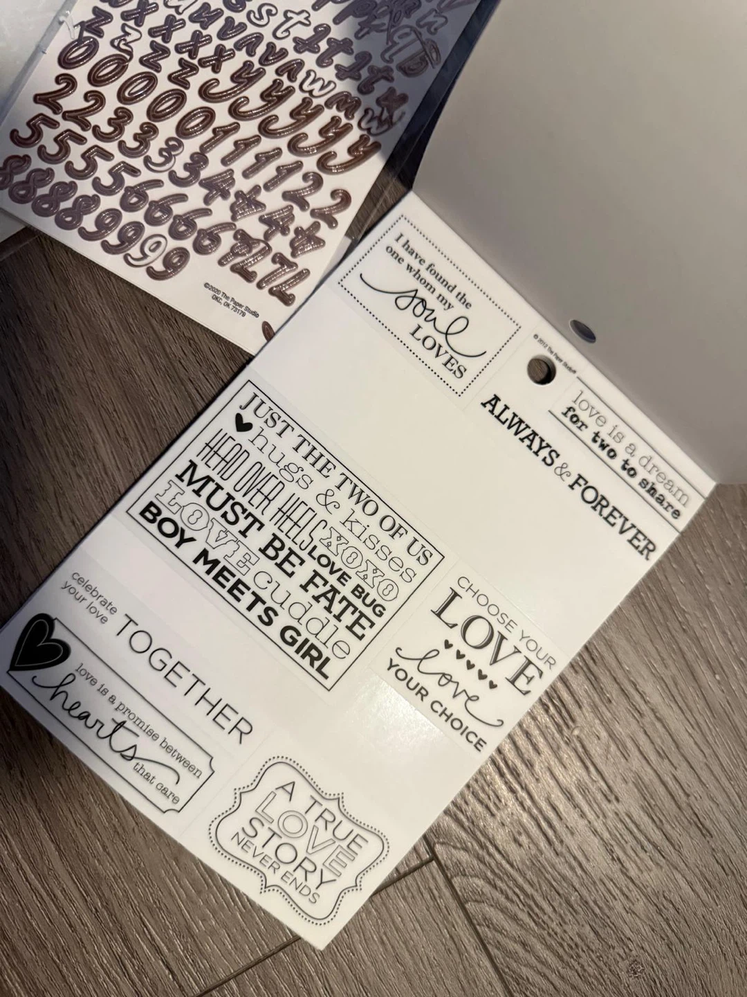 Alphabet & Love Stickers Set - photo 3