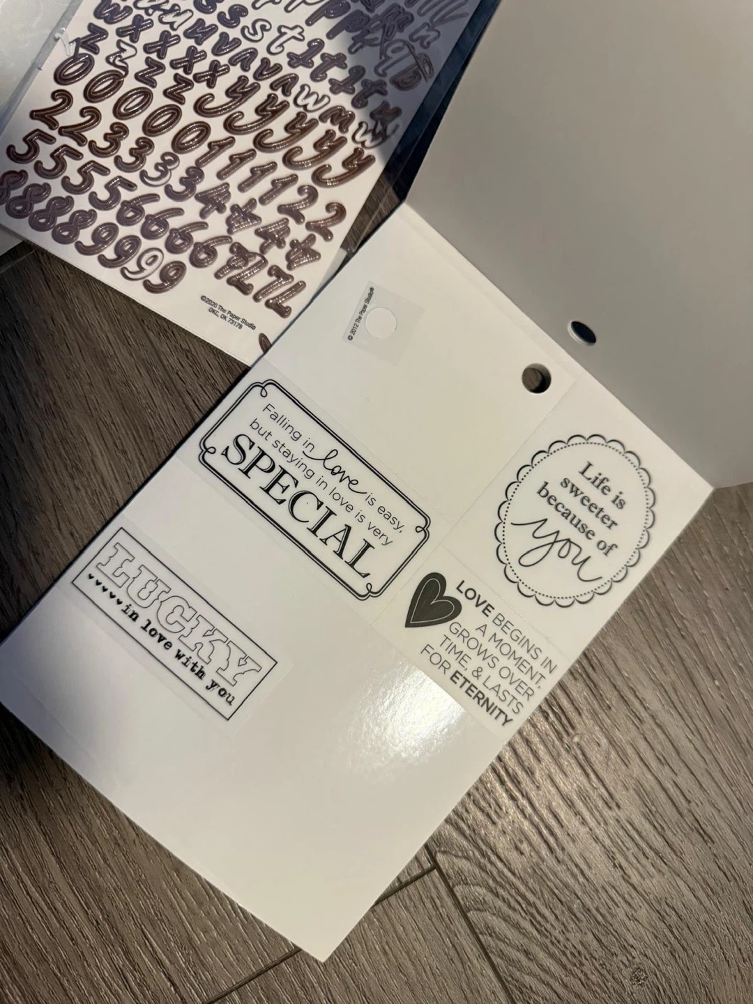 Alphabet & Love Stickers Set - photo 5