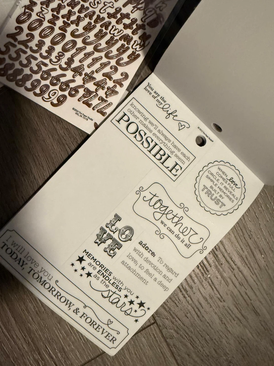 Alphabet & Love Stickers Set - photo 2