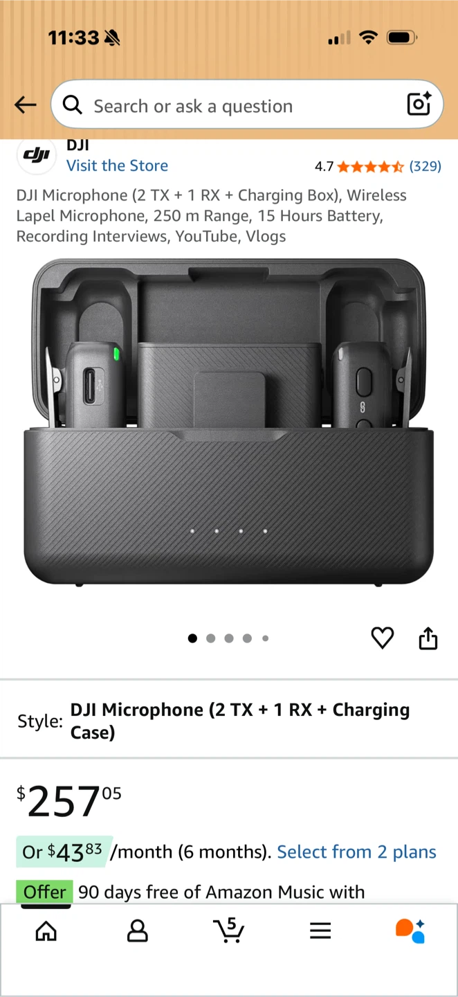 DJI Mic 2 TX + 1 RX + Charging Case