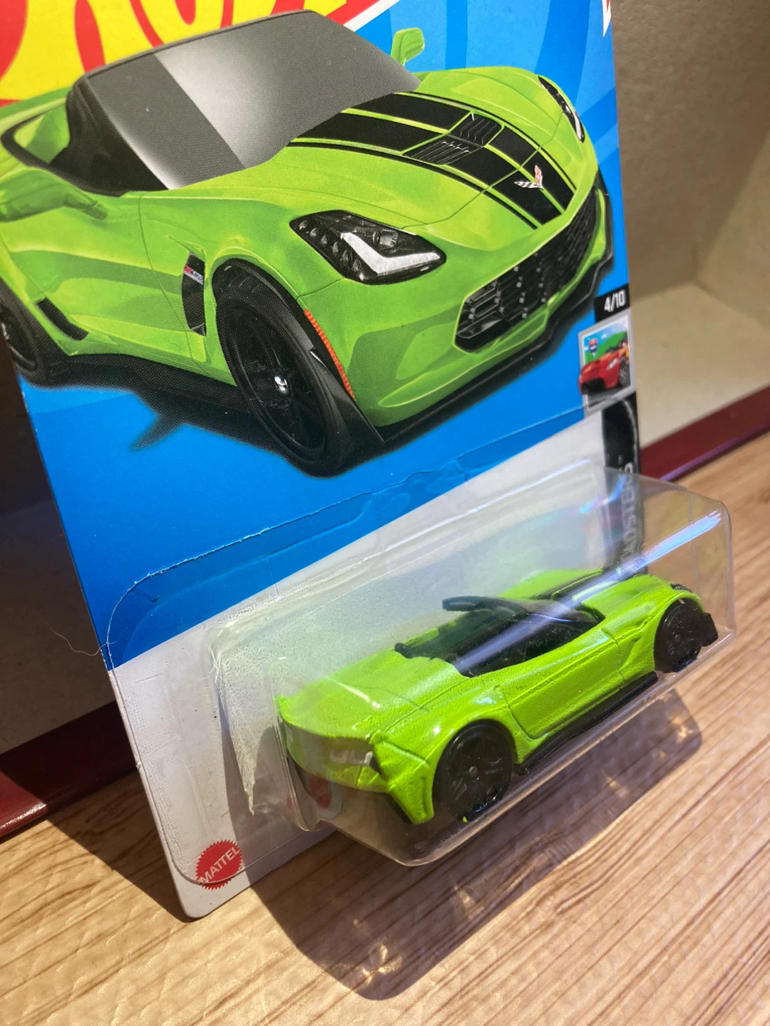 Hot Wheels / Corvette C7 Z06 Convertible / Lime Green - photo 3