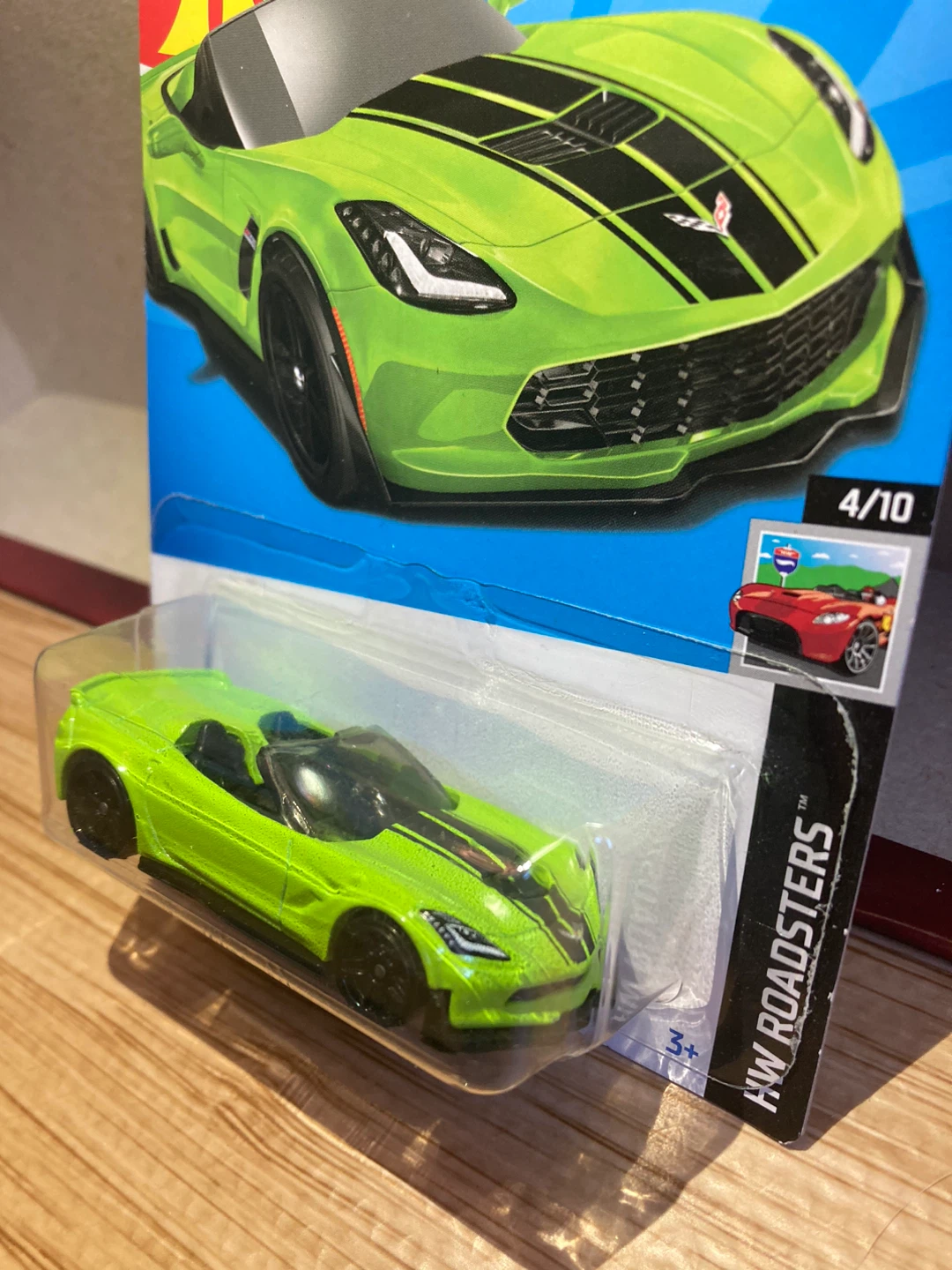 Hot Wheels / Corvette C7 Z06 Convertible / Lime Green - photo 2