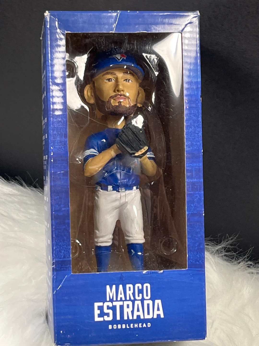 Marco Estrada Tor Blue Jays Bobblehead 2017 Collectors Edition - photo 5
