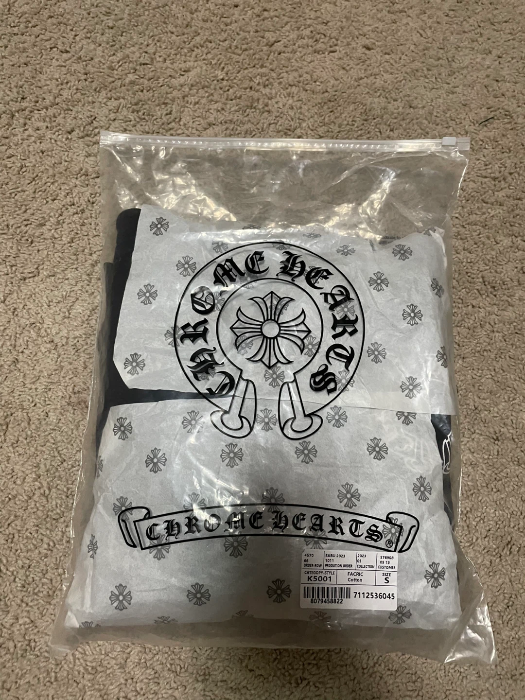Chrome Hearts Black Zip-Up Hoodie - photo 3
