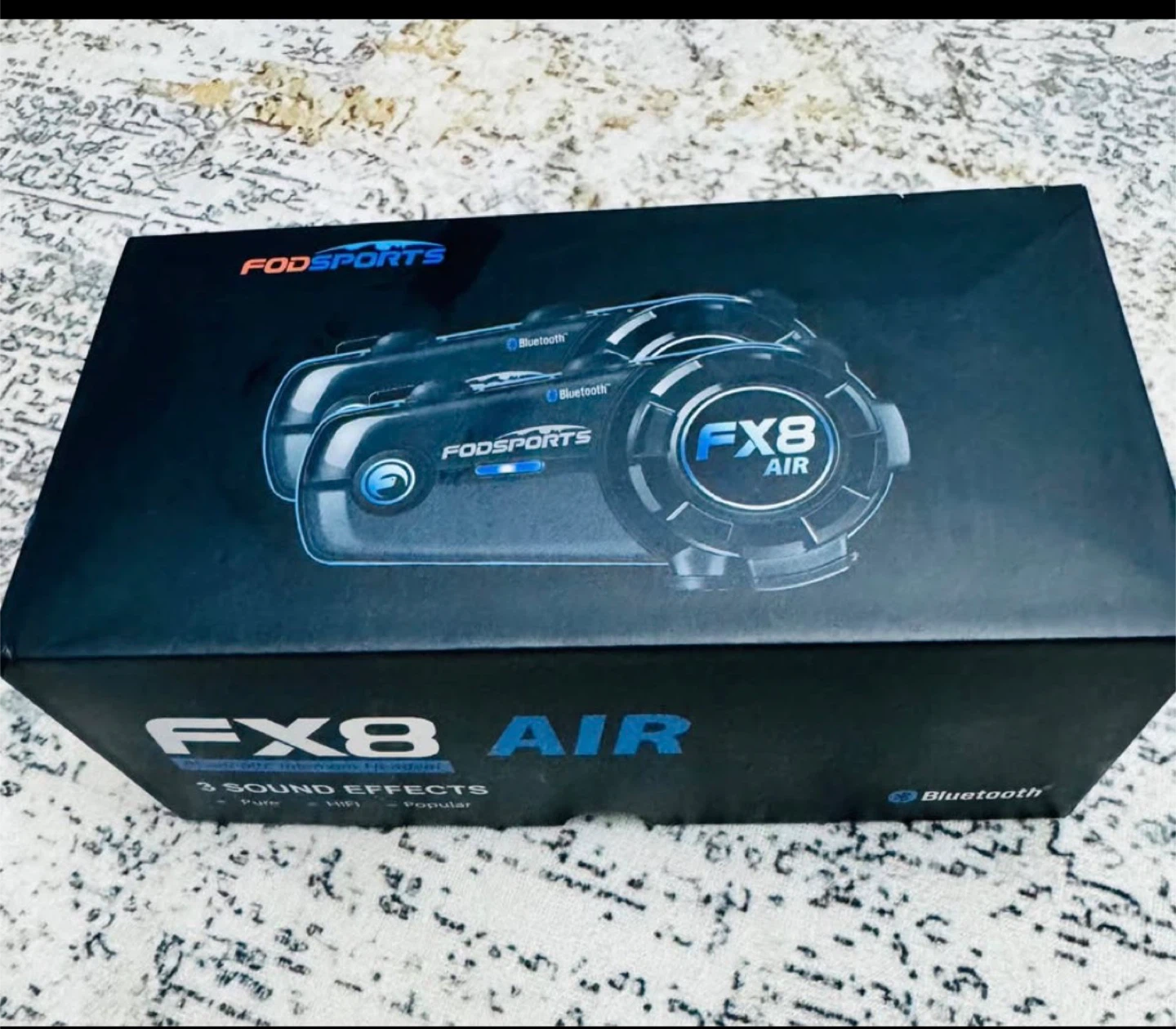 Fodsports FX8 AIR Bluetooth Motorcycle Helmet Headset (2 Pack)