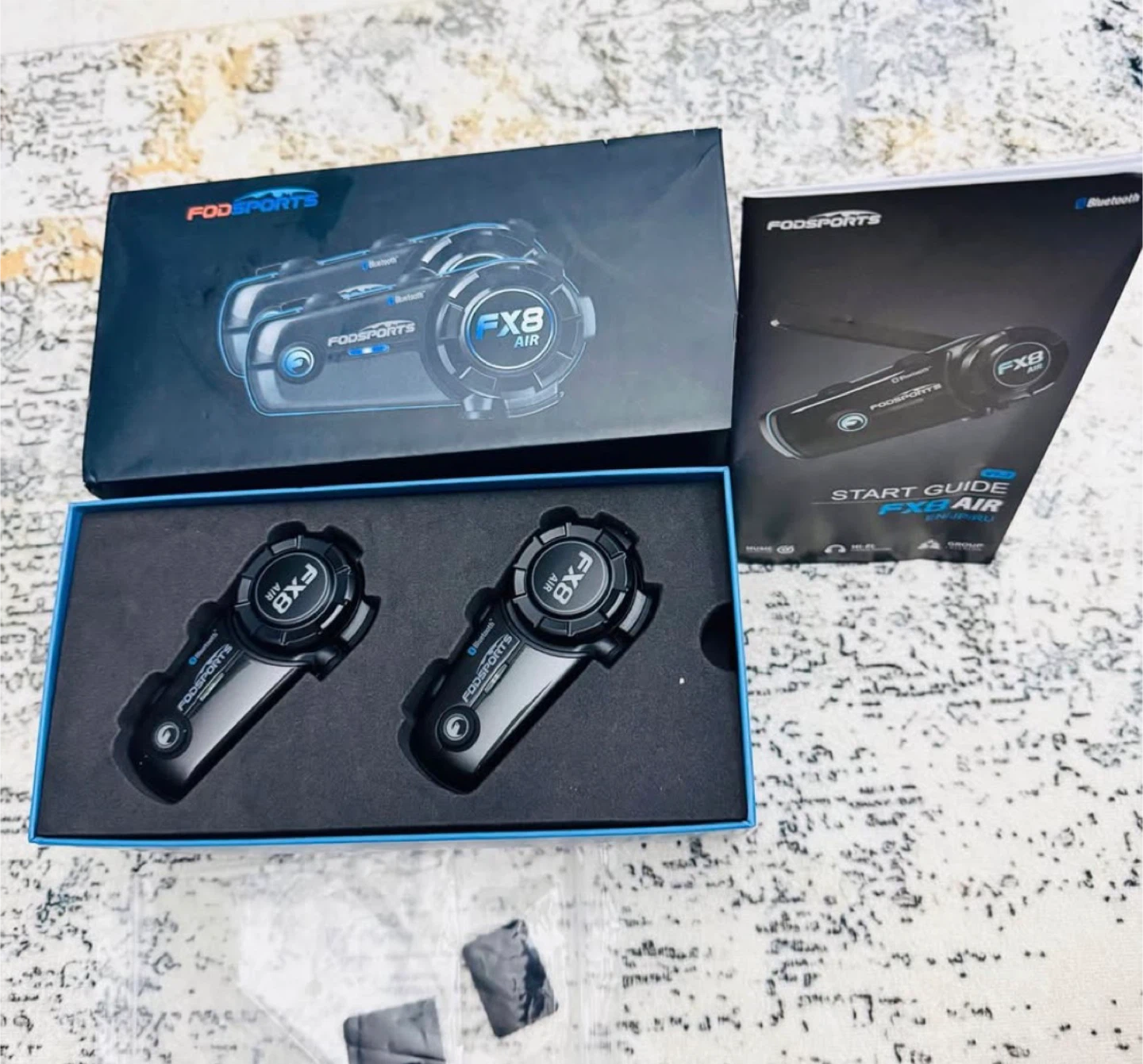 Fodsports FX8 AIR Bluetooth Motorcycle Helmet Headset (2 Pack) - photo 2