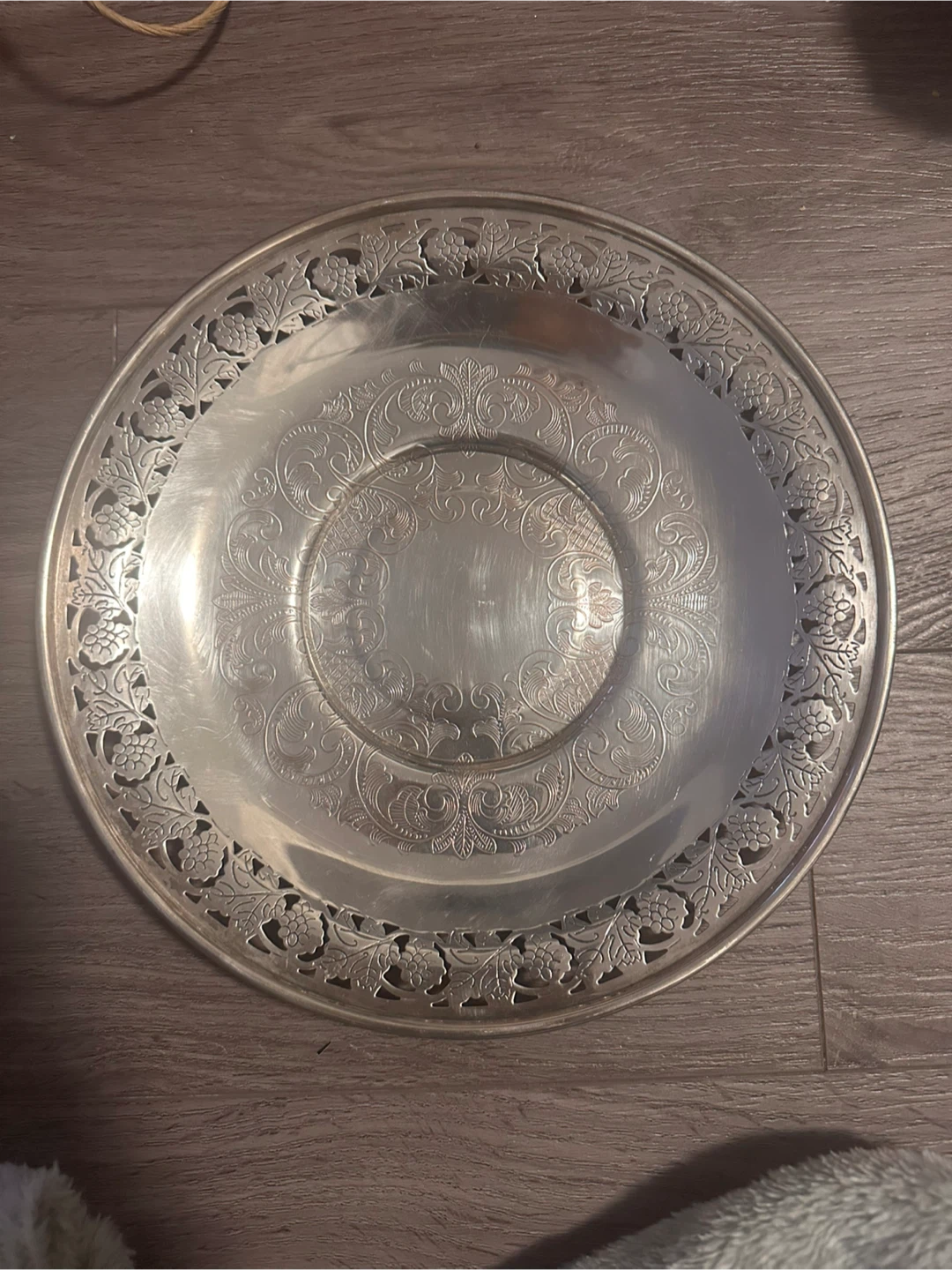 Silver Plated Decorative plate