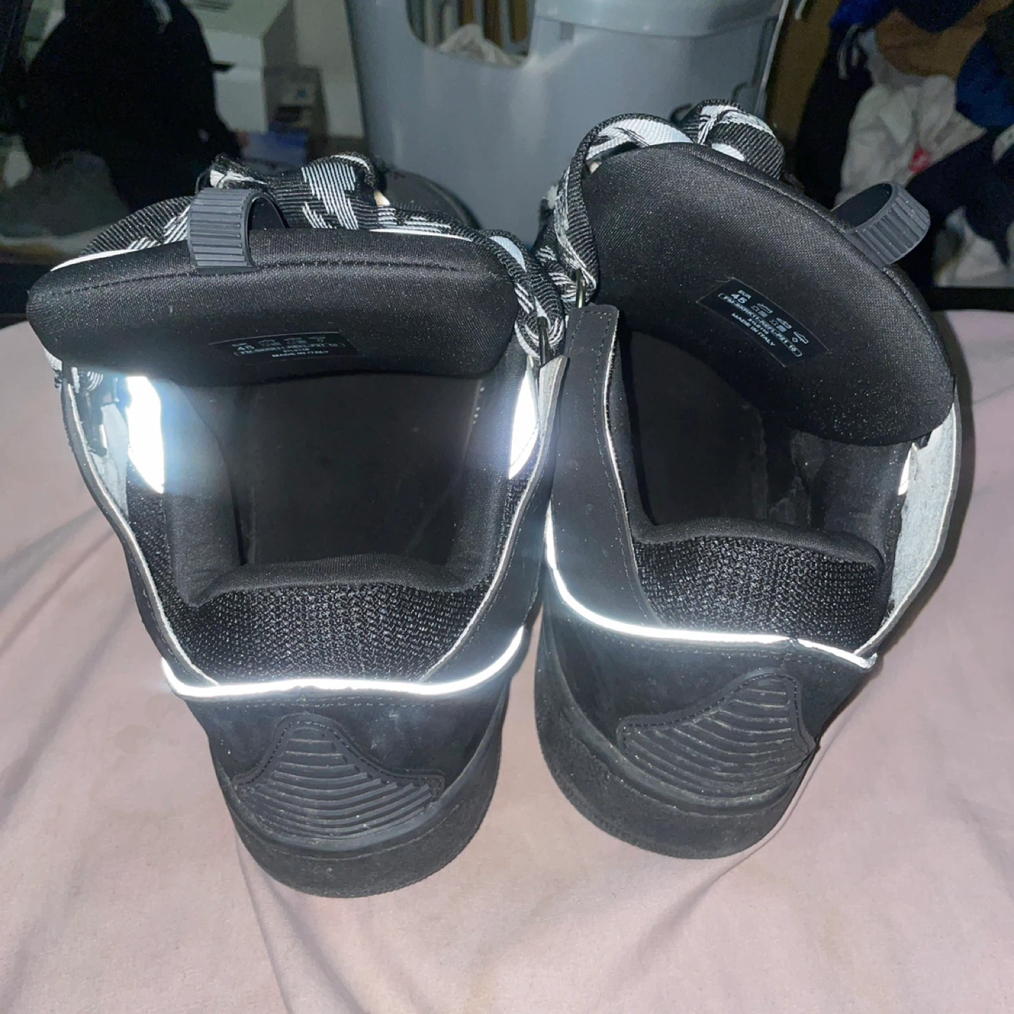 LANVIN Black Reflective Sneakers - photo 3