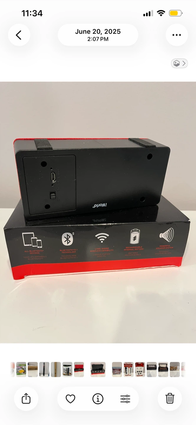 iWorld Soundbox Wireless Bluetooth Speaker
