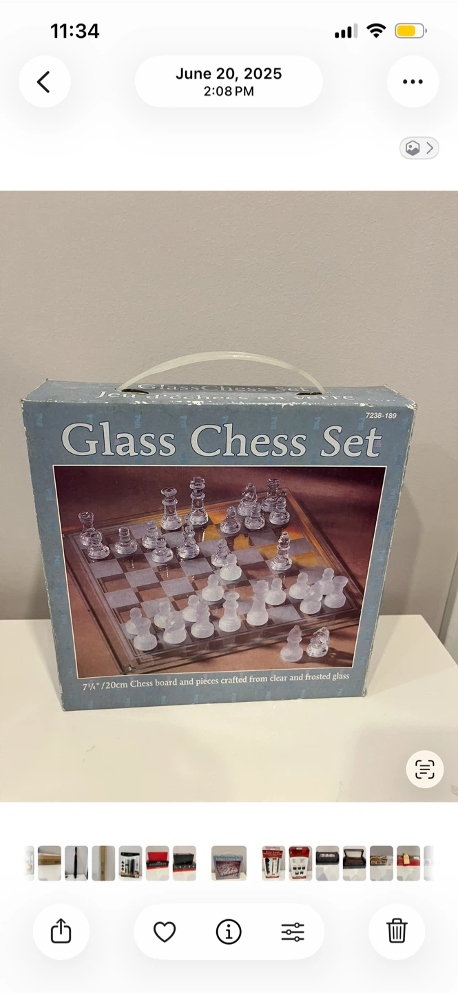 Glass Chess Set