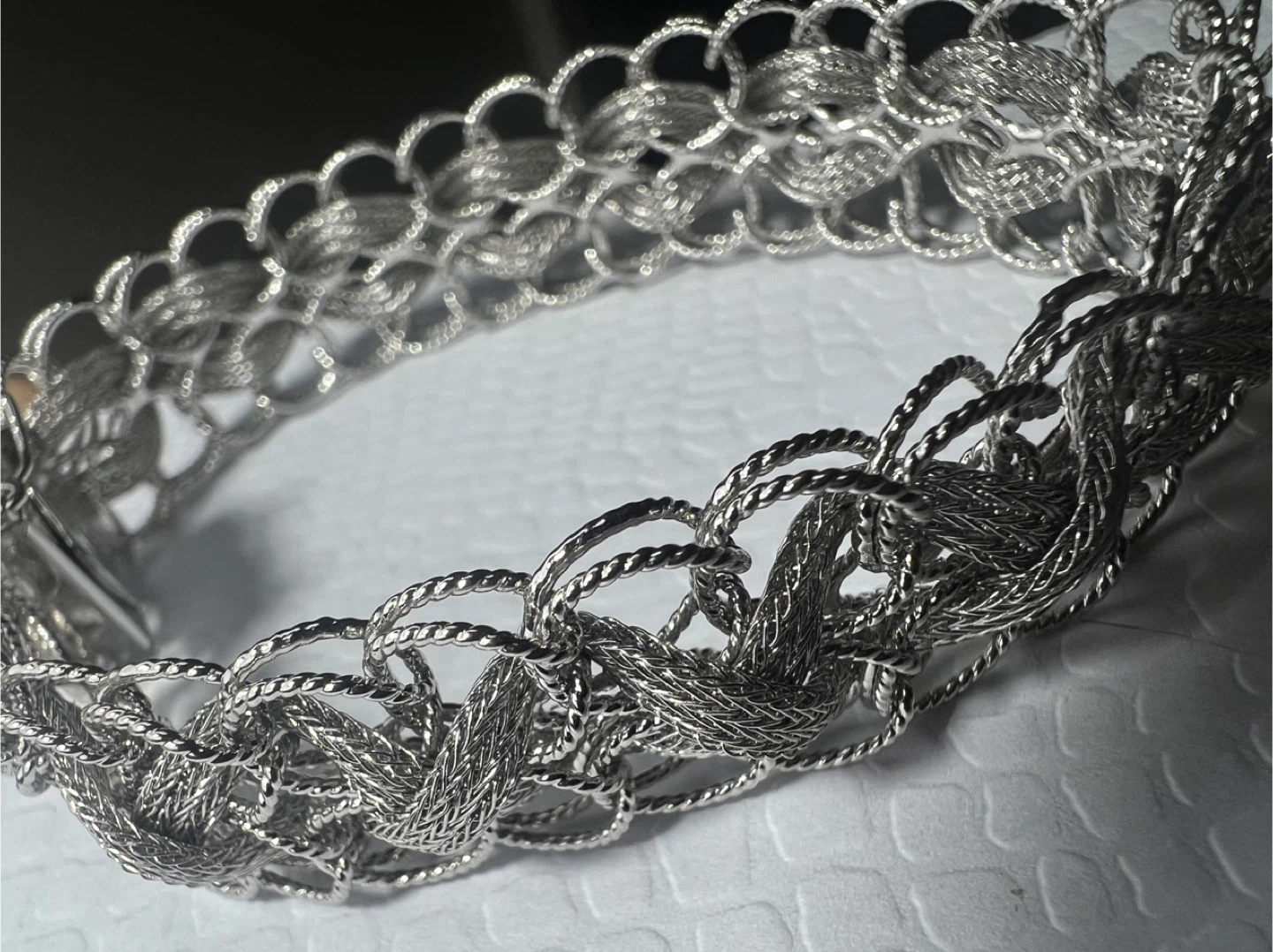 Sterling Silver Woven Bracelet - photo 4
