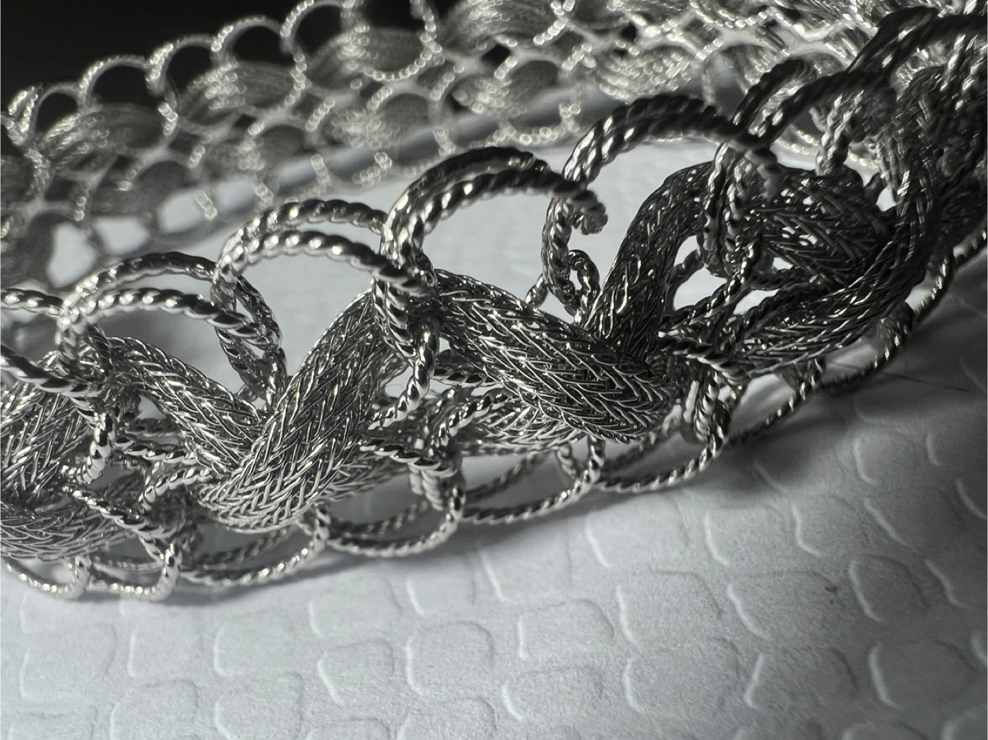 Sterling Silver Woven Bracelet